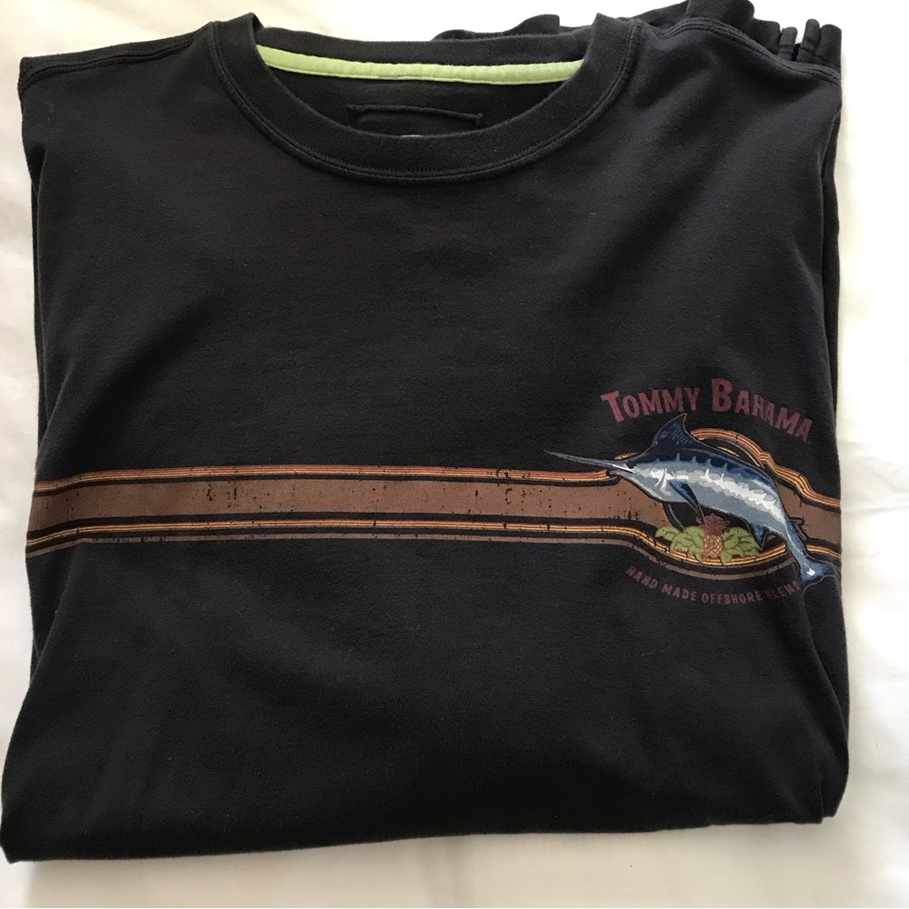 Tommy Bahama Relax Tshirt Mens XL Long Sleeve Pima Cotton